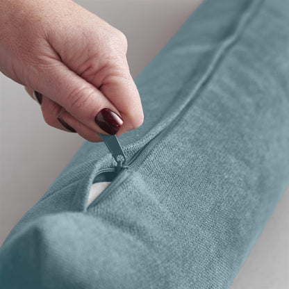 Alan Symonds Velvet Chenille Filled Draught Excluder - Teal