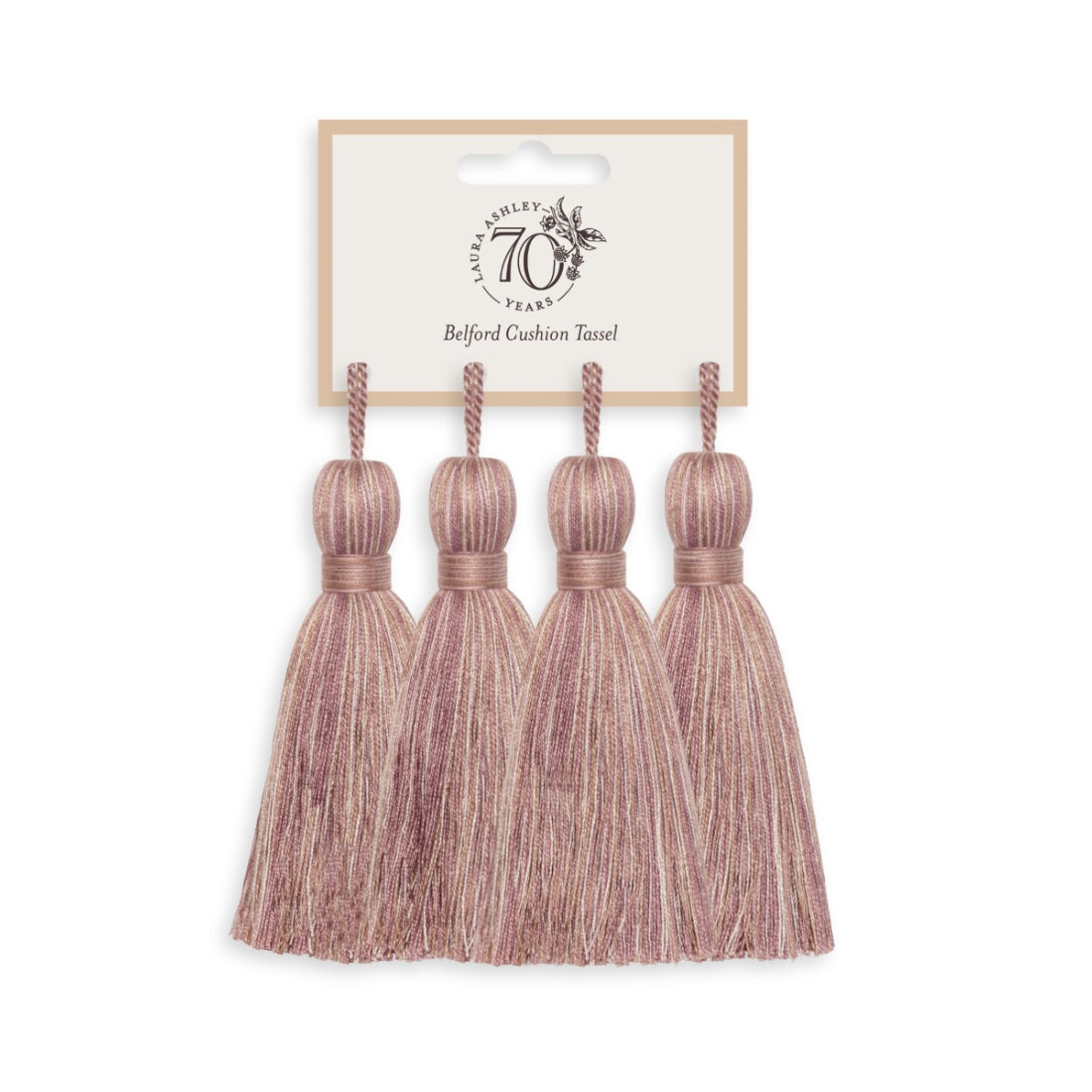 Laura Ashley Belford Cushion Tassel (Pack of 4) - Blush