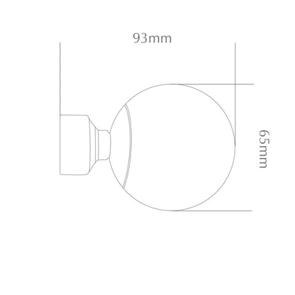 Jones Cosmos 28mm Metal Curtain Pole - Chrome