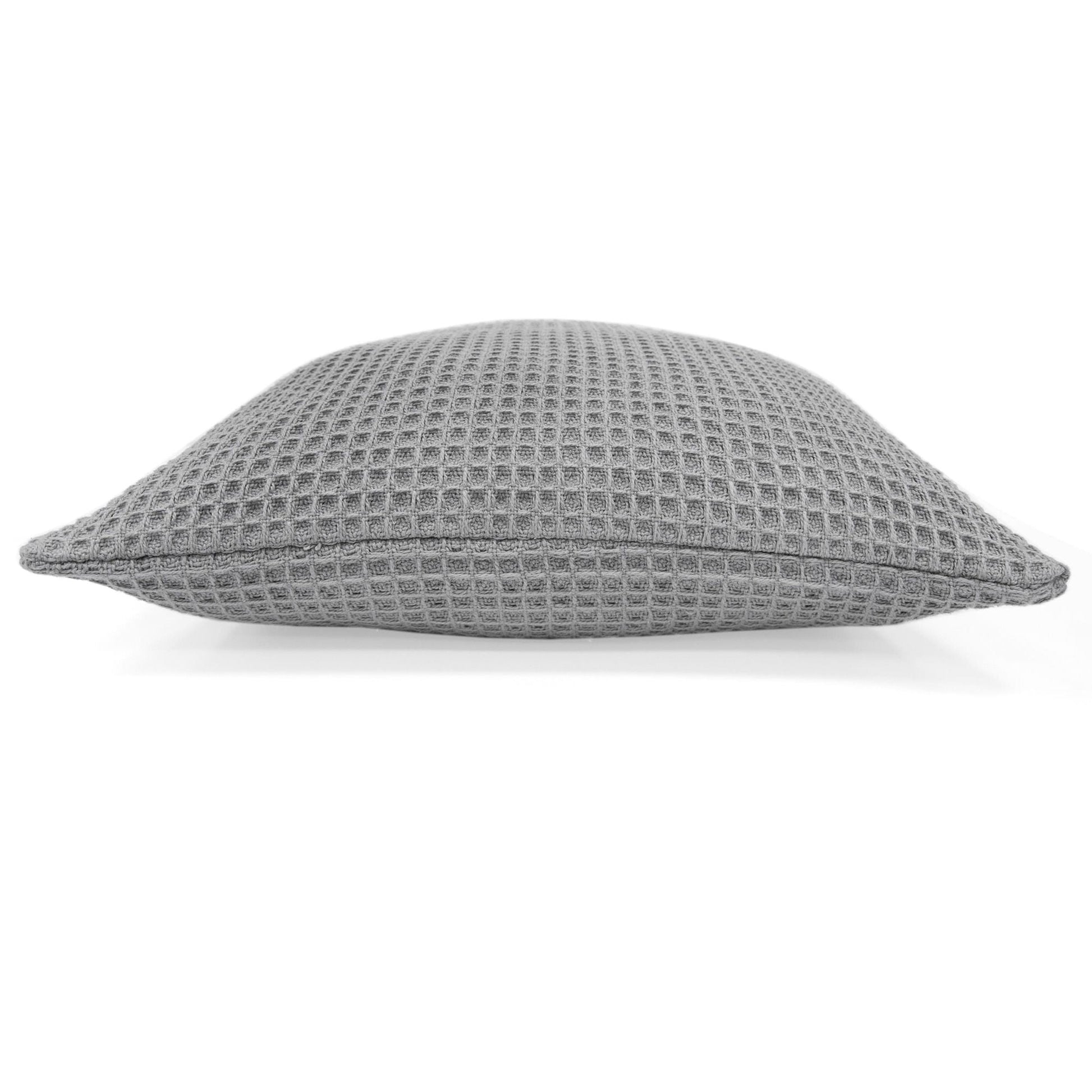 Bruges Cushion by Appletree Loft in Silver 43 x 43cm - Cushion - Appletree Loft