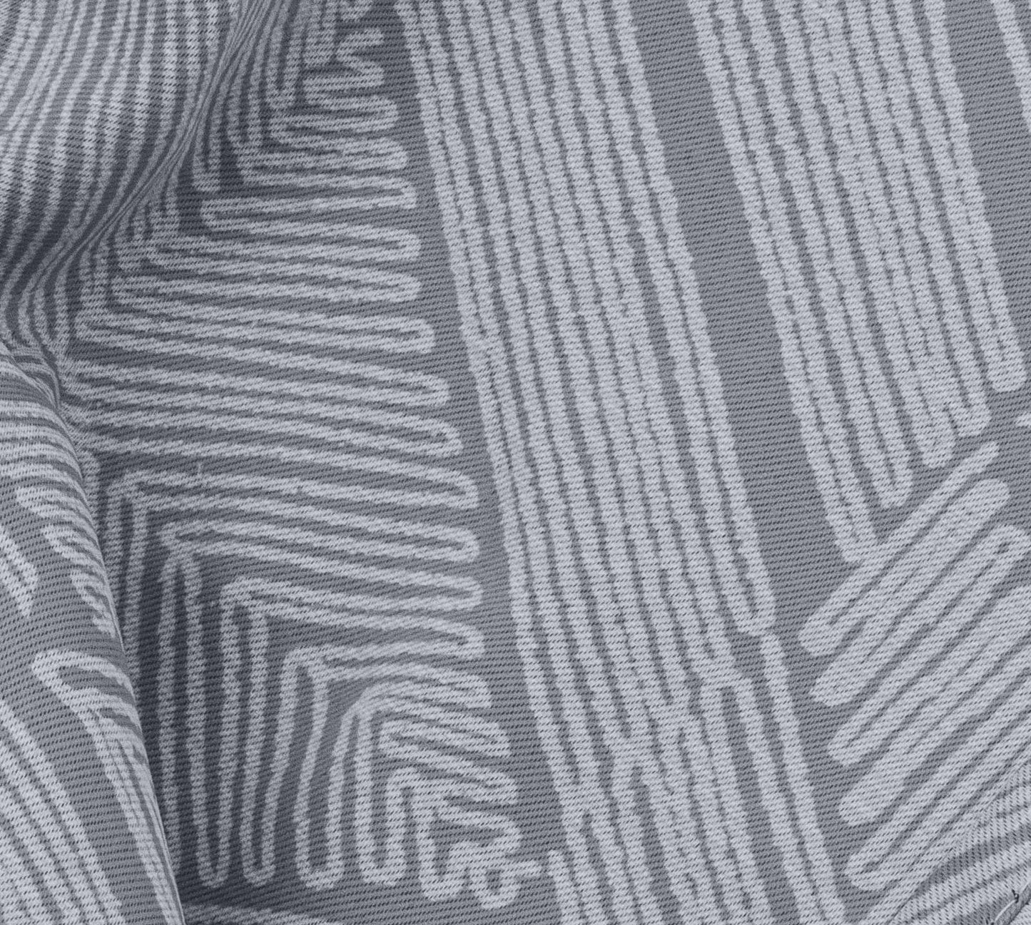 Alan Symonds Aztec Blackout Eyelet Curtains - Silver