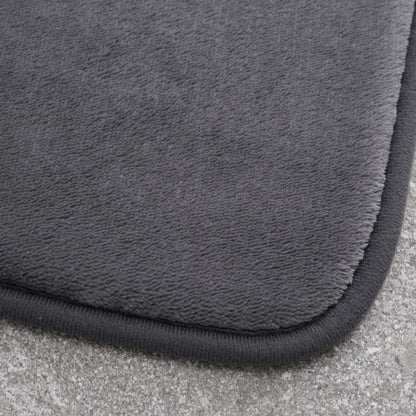 Catherine Lansfield Anti-Bacterial Memory Foam Bath Mat - Charcoal