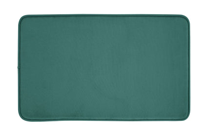 Catherine Lansfield Anti-Bacterial Memory Foam Bath Mat - Forest Green