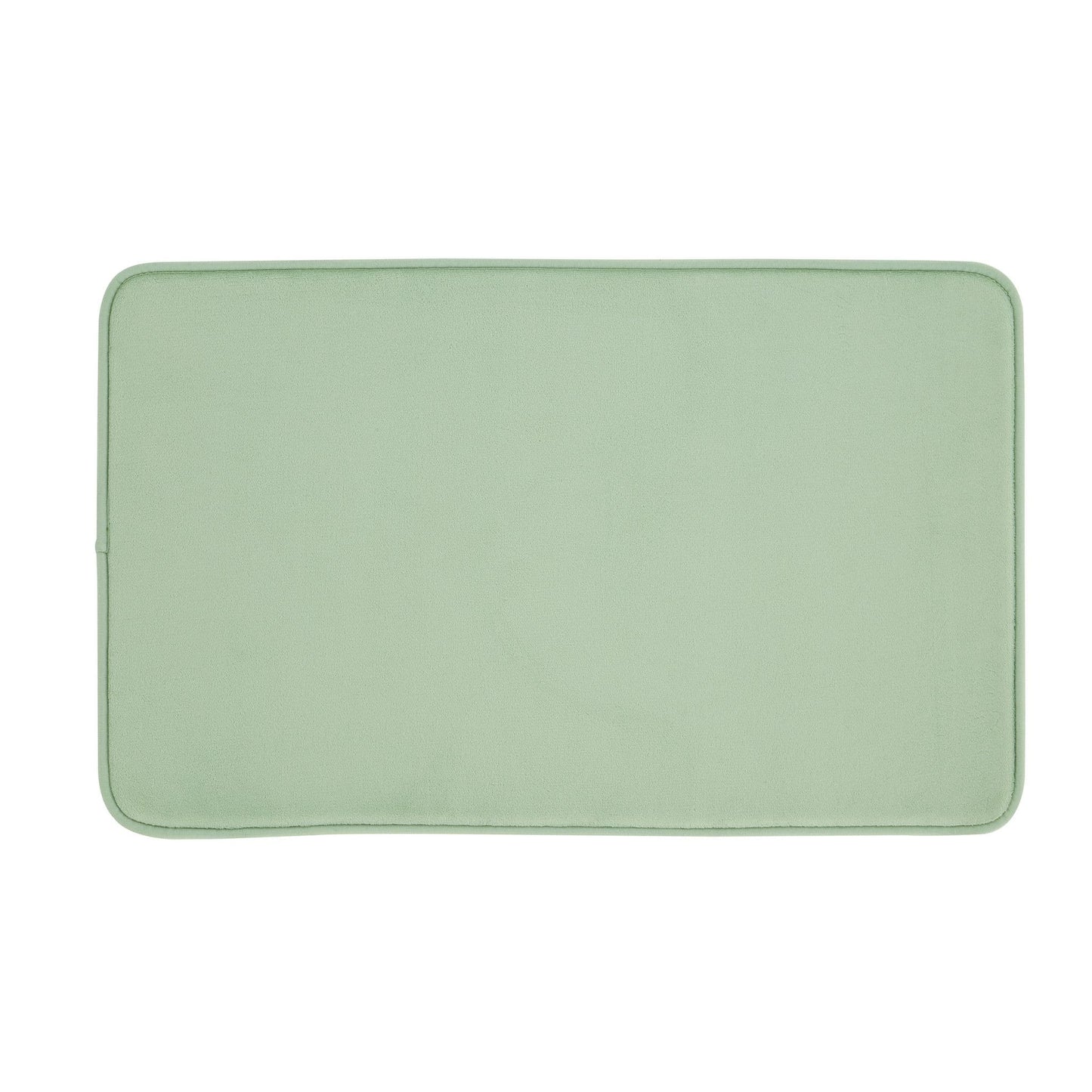 Catherine Lansfield Anti-Bacterial Memory Foam Bath Mat - Sage Green