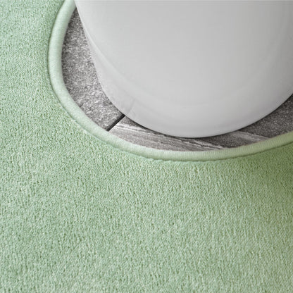 Catherine Lansfield Anti-Bacterial Memory Foam Bath Mat and Pedestal Set - Sage Green