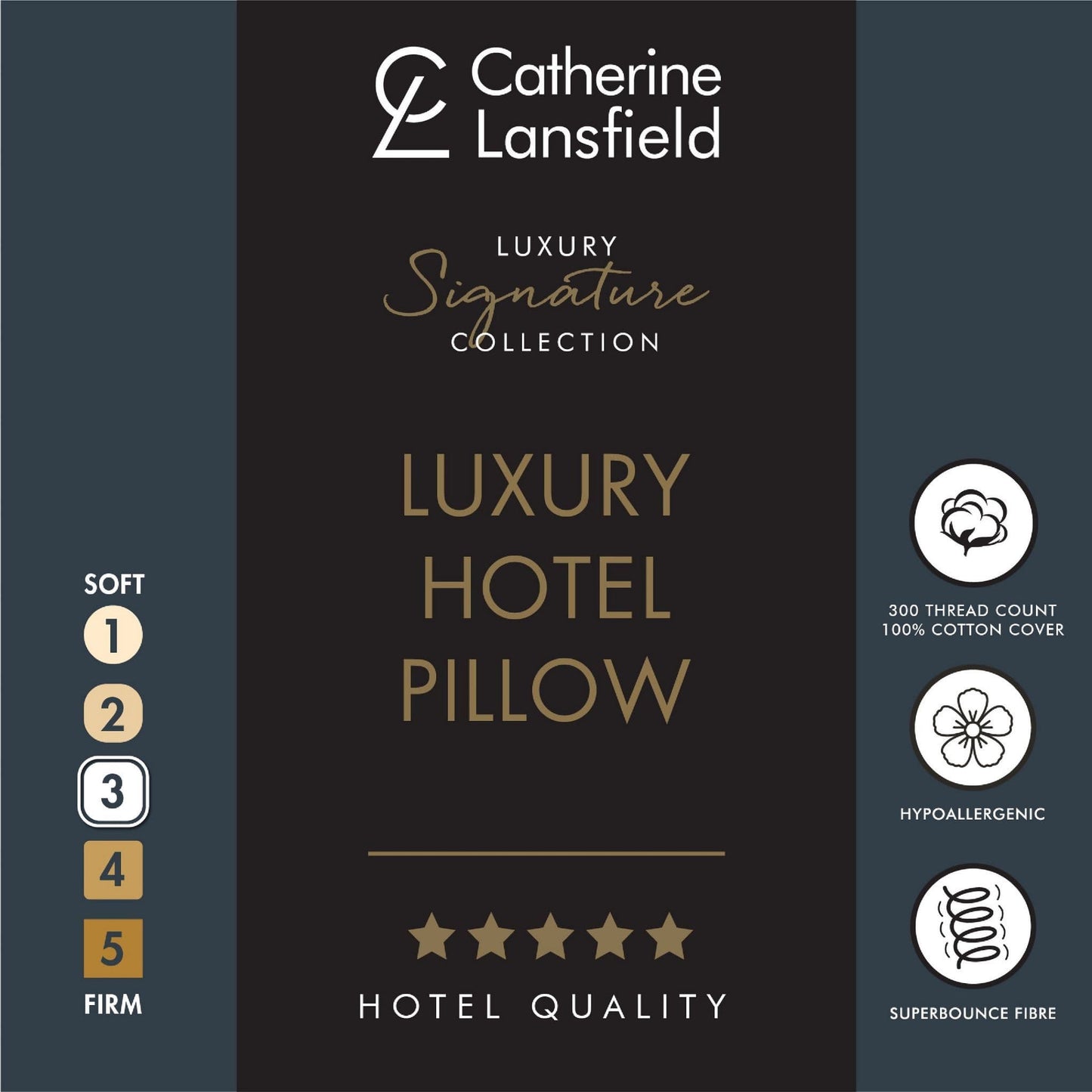 Catherine Lansfield Luxury Hotel Pillow