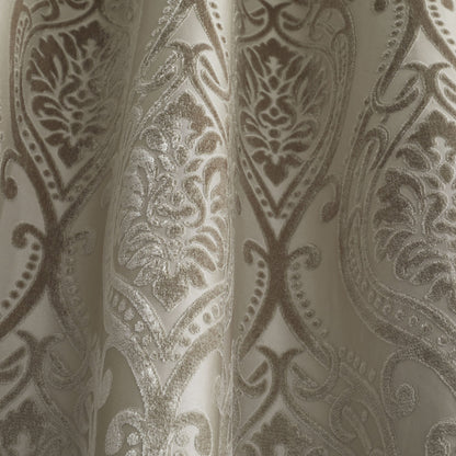 Chateau Pair of Eyelet Curtains by Curtina in Natural - Pair of Eyelet Curtains - Curtina