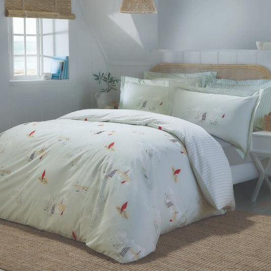 Sophie Allport Coastal Boats Duvet Cover Set - Blue