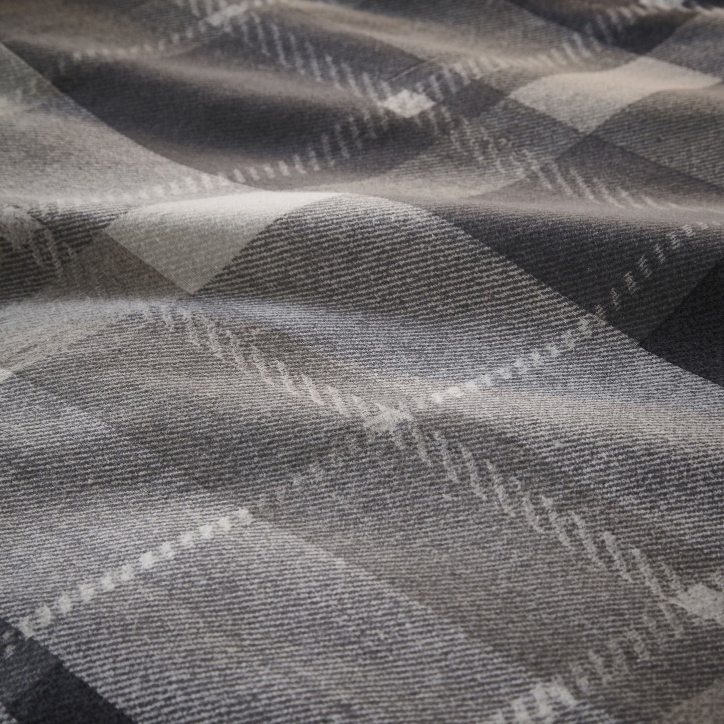 Colville Check Duvet Cover Set by Dreams & Drapes Lodge in Grey - Duvet Cover Set - Dreams & Drapes Lodge