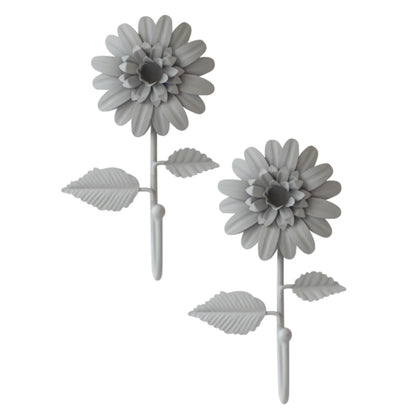 Laura Ashley Dahlia Coat Hooks (Pair) - Dove Grey