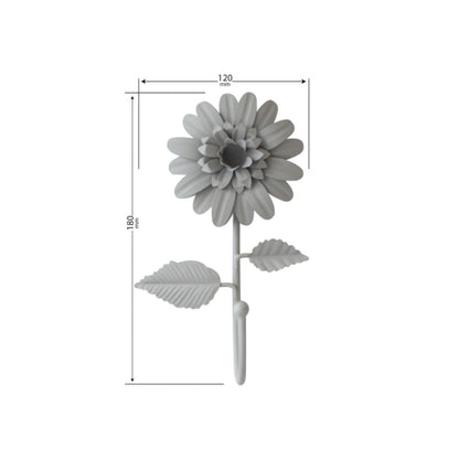 Laura Ashley Dahlia Coat Hooks (Pair) - Dove Grey