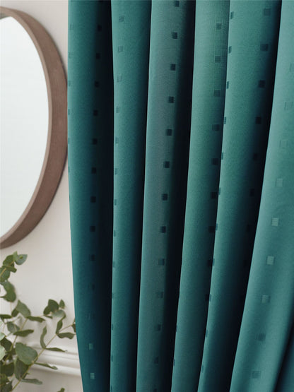 Alan Symonds Madison Pencil Pleat Curtains - Teal