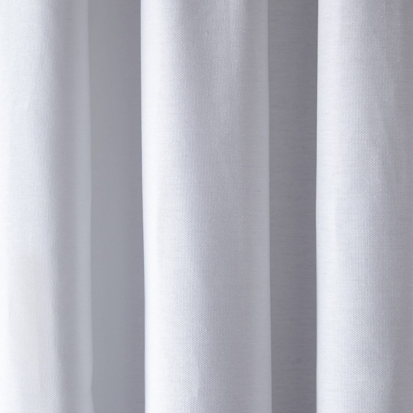 Dijon Pair of Pencil Pleat Curtains by Fusion in White - Pair of Pencil Pleat Curtains - Fusion
