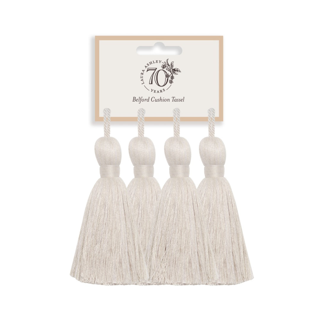 Laura Ashley Belford Cushion Tassel (Pack of 4) - Dove Grey