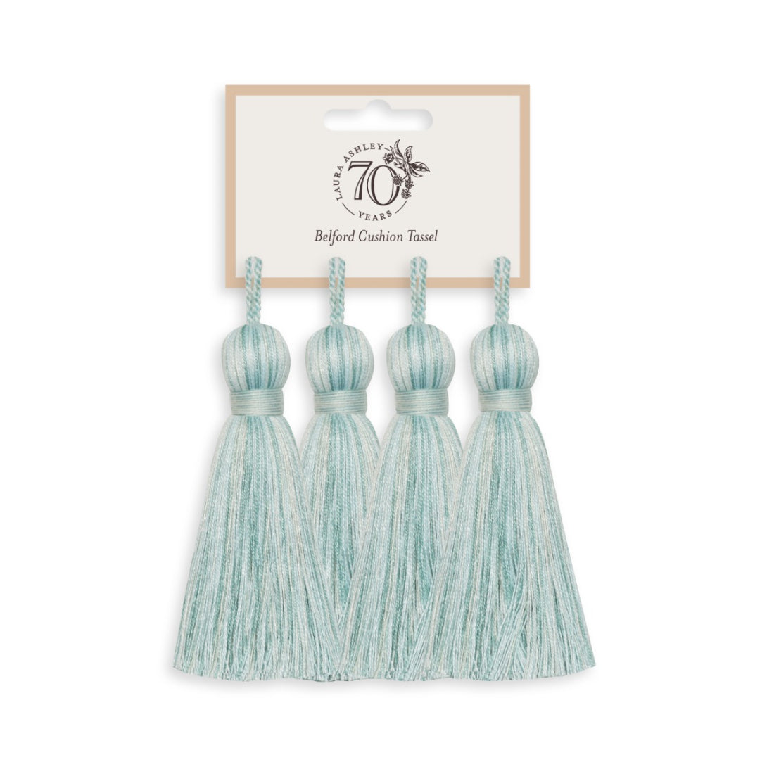 Laura Ashley Belford Cushion Tassel (Pack of 4) - Duck Egg