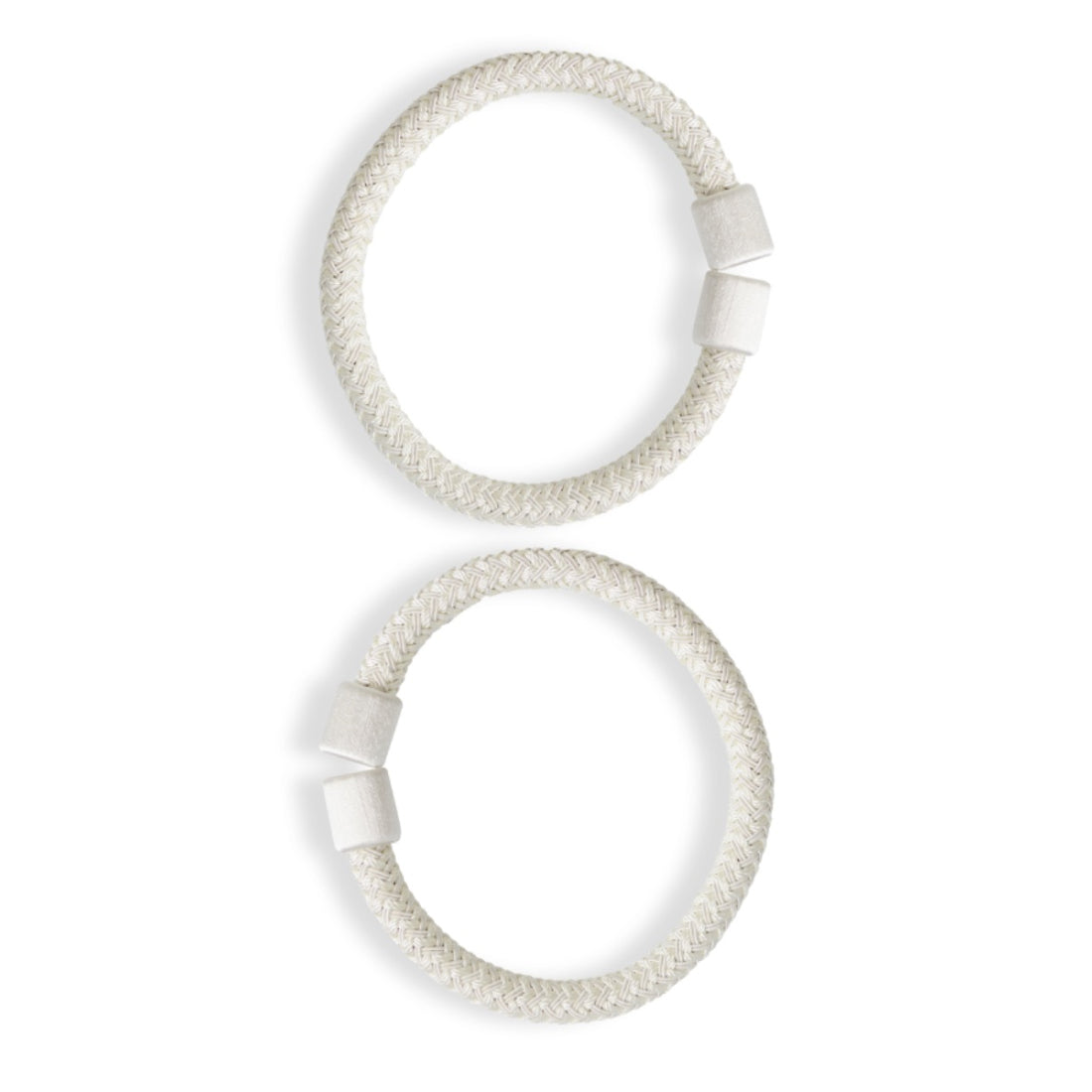 Laura Ashley Ellesmere Magnetic Rope Tiebacks (Pair) - Cream