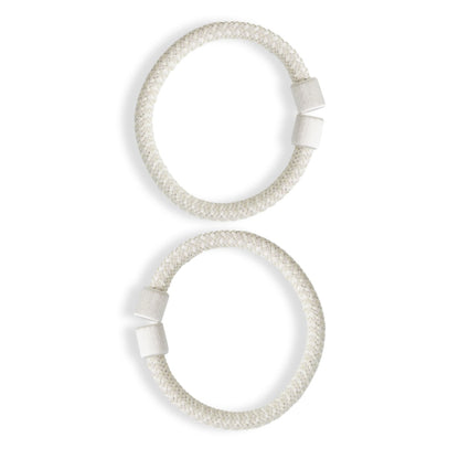 Laura Ashley Ellesmere Magnetic Rope Tiebacks (Pair) - Cream