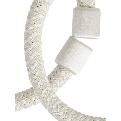 Laura Ashley Ellesmere Magnetic Rope Tiebacks (Pair) - Cream