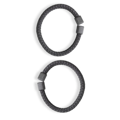 Laura Ashley Ellesmere Magnetic Rope Tiebacks (Pair) - Graphite