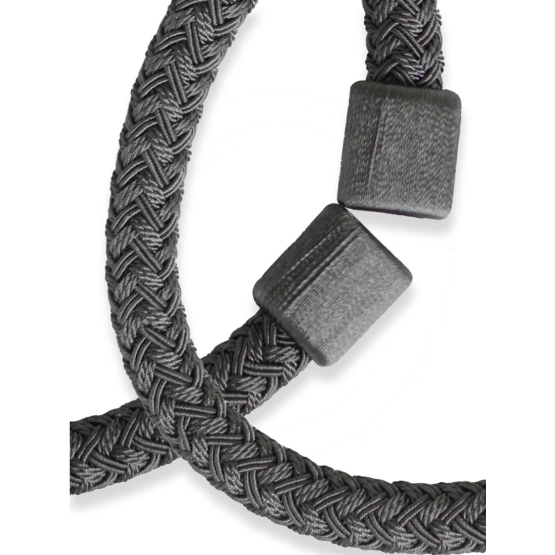 Laura Ashley Ellesmere Magnetic Rope Tiebacks (Pair) - Graphite