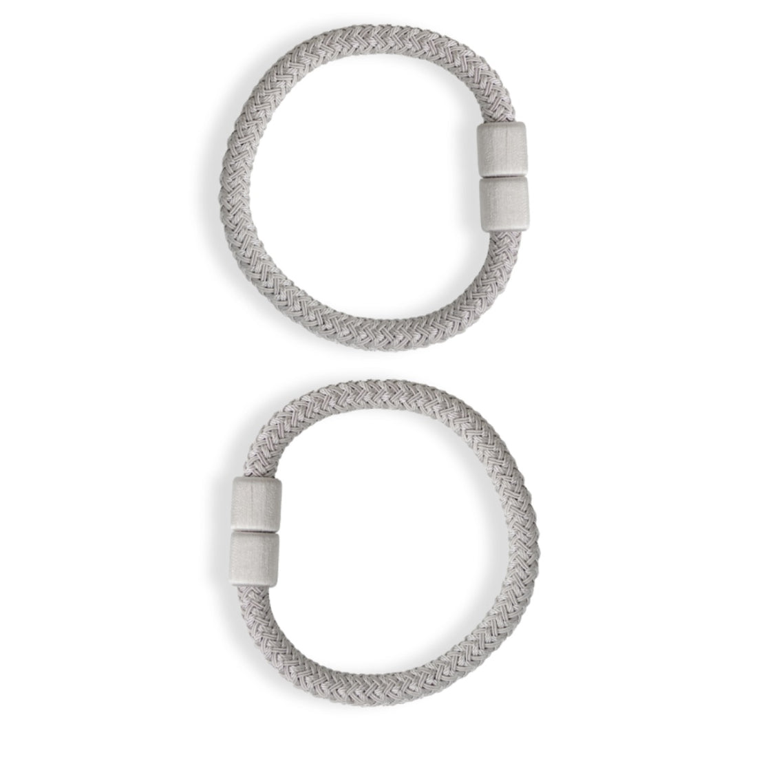 Laura Ashley Ellesmere Magnetic Rope Tiebacks (Pair) - Silver