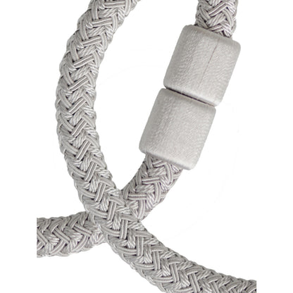 Laura Ashley Ellesmere Magnetic Rope Tiebacks (Pair) - Silver