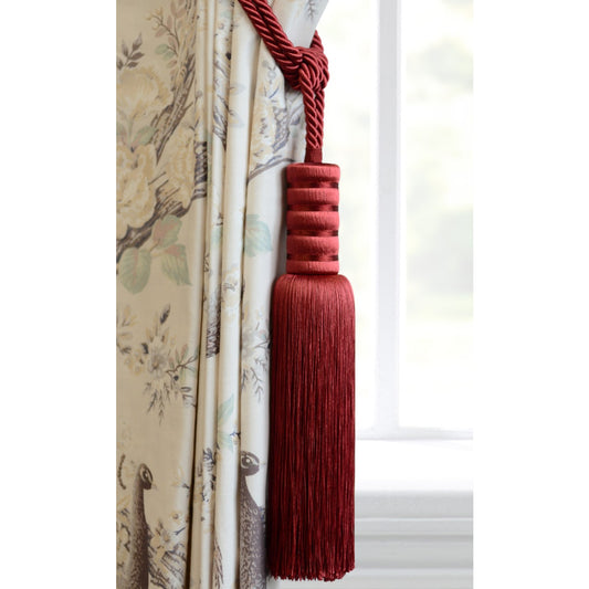 Laura Ashley Emily Tassel Tieback - Crimson