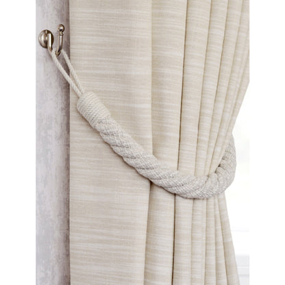 Laura Ashley Felton Rope Tiebacks (Pair) - Slate White