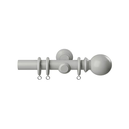 Speedy Woodland 28mm Wooden Curtain Pole - Urban Grey