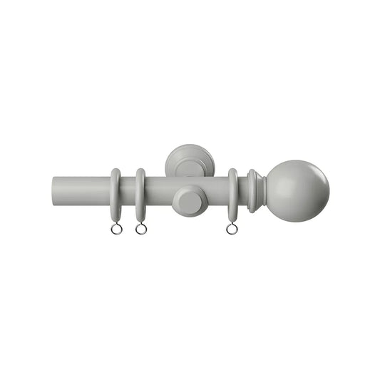 Speedy Woodland 28mm Wooden Curtain Pole - Urban Grey