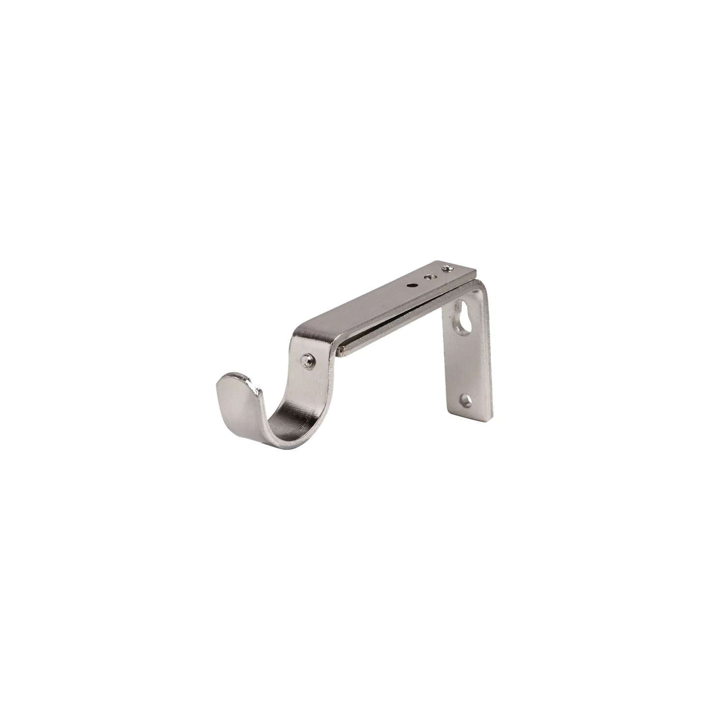 Speedy Ball 28mm Metal Curtain Pole - Satin Silver