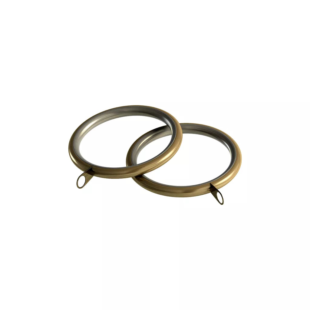 Speedy Stud 28mm Metal Curtain Pole - Antique Brass