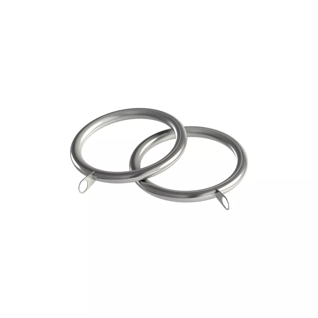 Speedy Ball 28mm Metal Curtain Pole - Satin Silver
