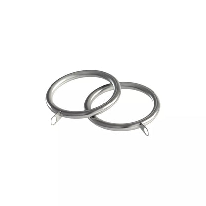 Speedy Ball 28mm Metal Curtain Pole - Satin Silver