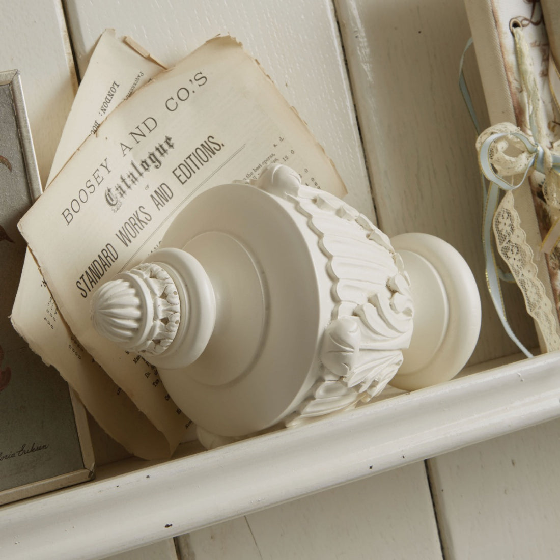 Jones Florentine 48mm Wooden Curtain Pole Bracket - Cotton