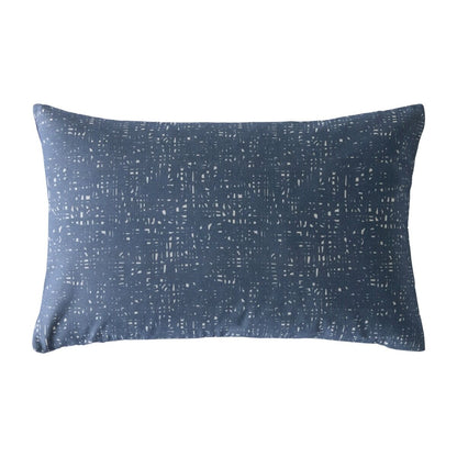 Orla Kiely Floret Filled Cushion - Dandelion/Denim