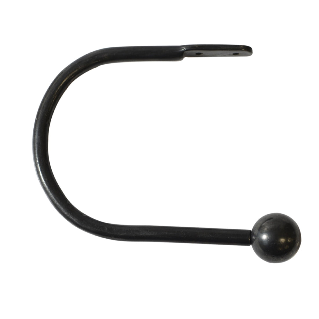 Jones Foundry Ball Forged Iron Metal Curtain Holdback - Bees Wax
