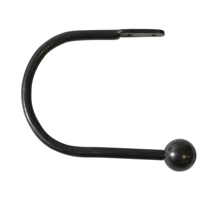 Jones Foundry Ball Forged Iron Metal Curtain Holdback - Bees Wax
