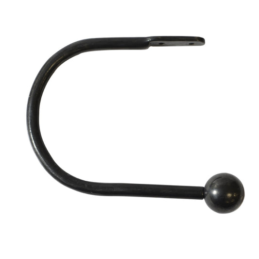 Jones Foundry Ball Forged Iron Metal Curtain Holdback - Bees Wax