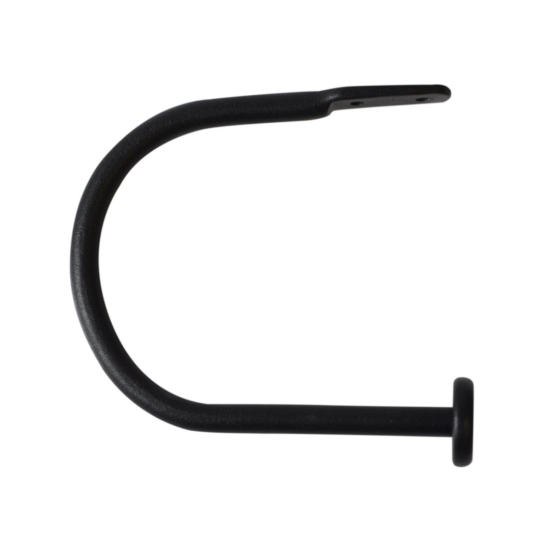 Jones Foundry Stud Forged Iron Metal Curtain Holdback - Textured Black