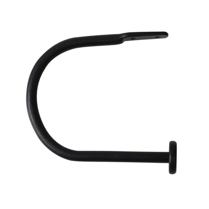 Jones Foundry Stud Forged Iron Metal Curtain Holdback - Textured Black
