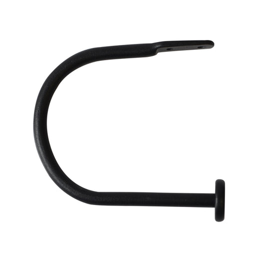 Jones Foundry Stud Forged Iron Metal Curtain Holdback - Textured Black