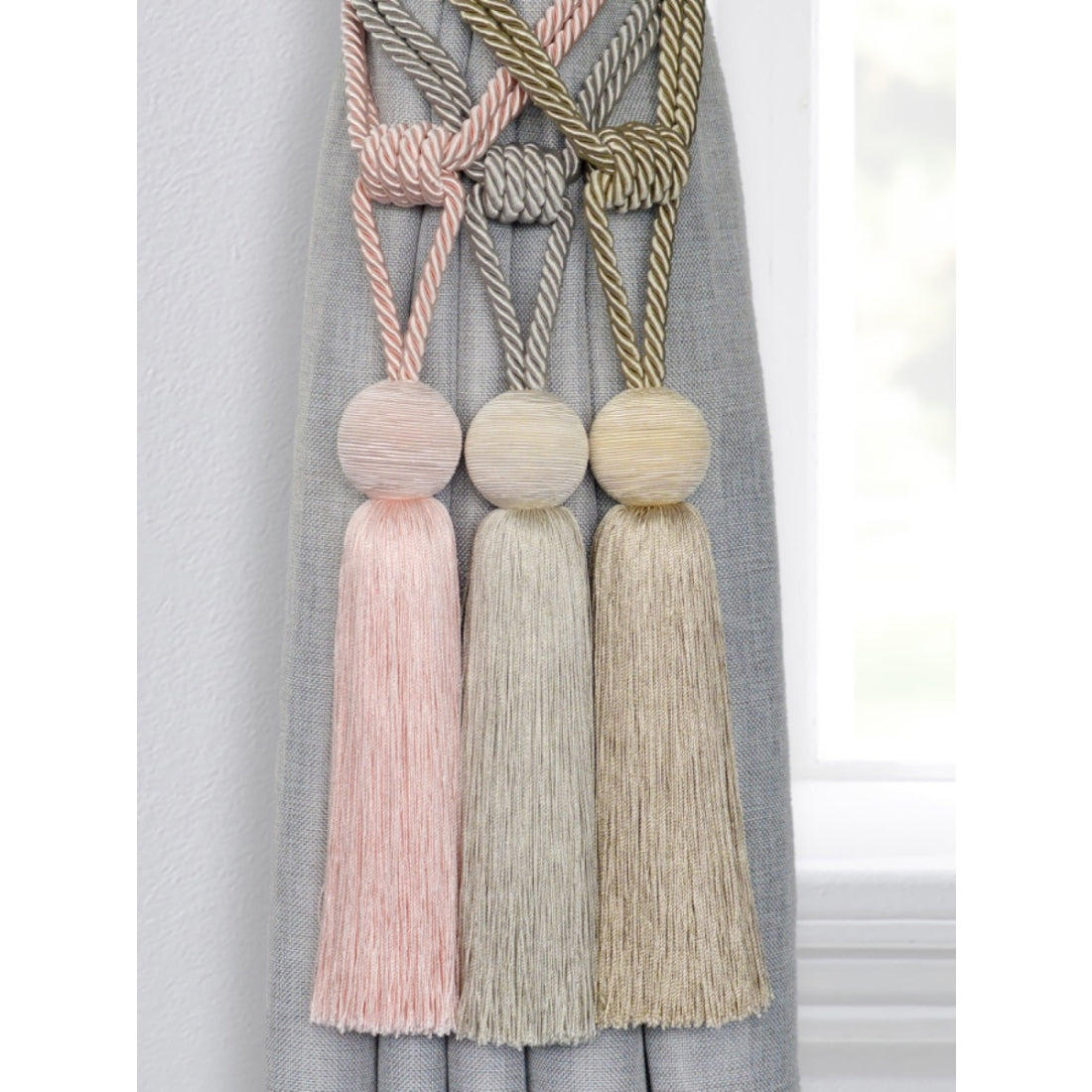 Laura Ashley Theodora Tassel Tieback - Linen