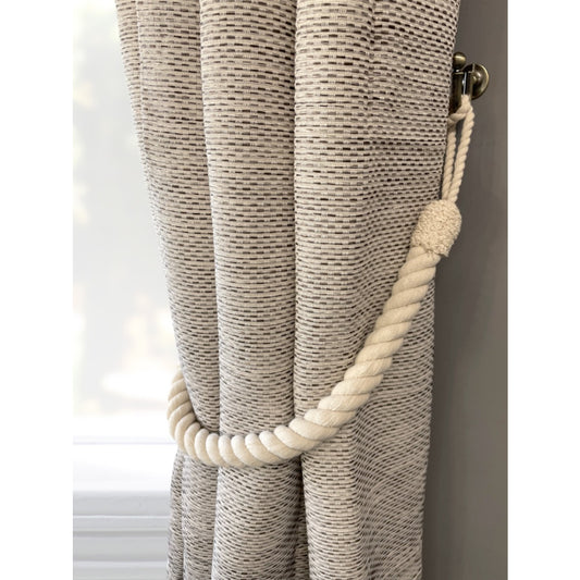 Laura Ashley Natural Rope Tiebacks (Pair) - Natural