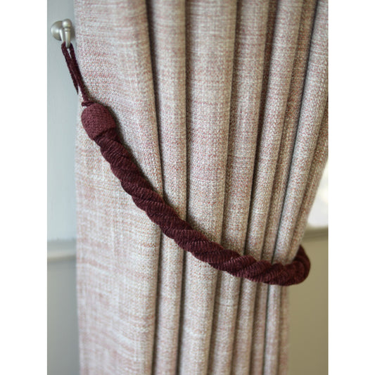 Laura Ashley Grafton Rope Tiebacks (Pair) - Claret