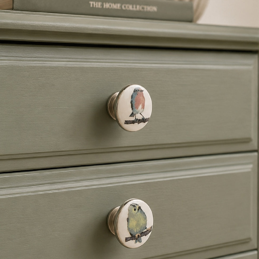Laura Ashley Garden Birds Drawer Pulls (Pack of 4)