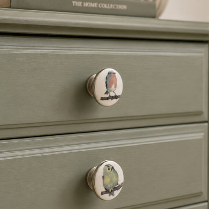 Laura Ashley Garden Birds Drawer Pulls (Pack of 4)