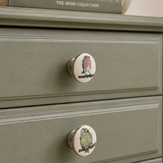 Laura Ashley Garden Birds Drawer Pulls (Pack of 4)