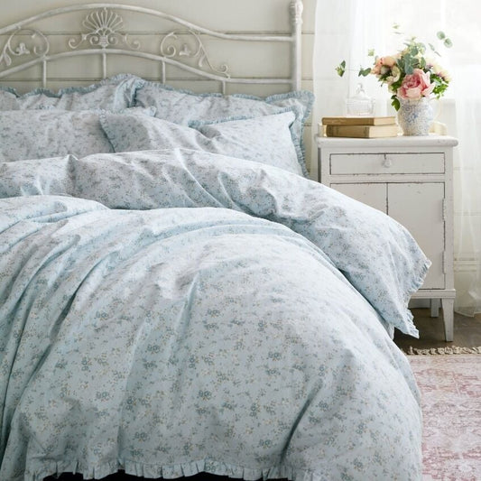 Shabby Chic By Rachel Ashwell Georgie Duvet Cover Set - Ditsy Blue