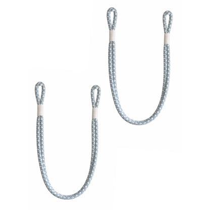 Laura Ashley Gillian Rope Tiebacks (Pair) - Blue Sky